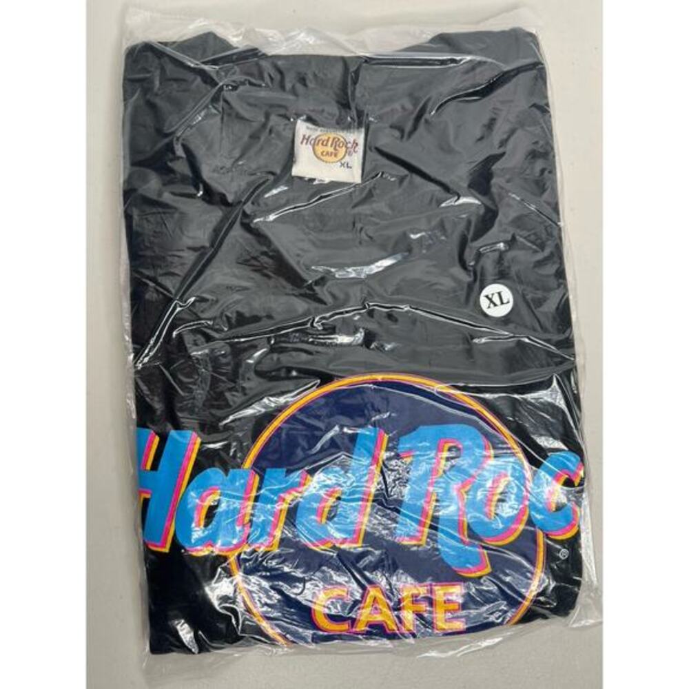 New Vintage Hard Rock Cafe Sydney Black T-Shirt SEALED Size XL